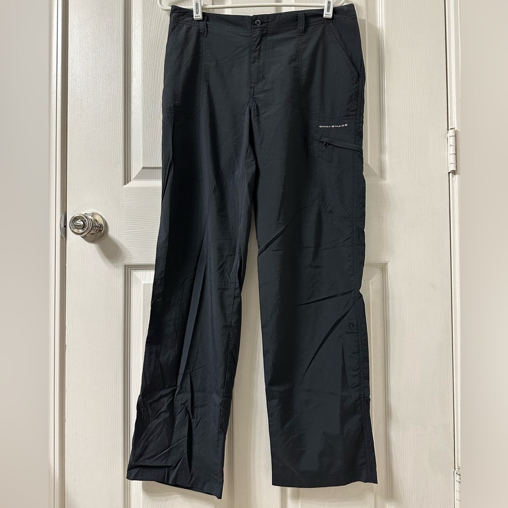 Columbia Women’s PFG Aruba Roll-Up Pants, Black, 10